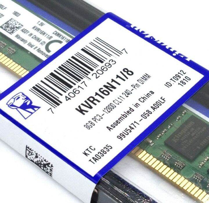 Kingston Kvr N Gb Ddr Mhz Desktop Memory Ram Lazada