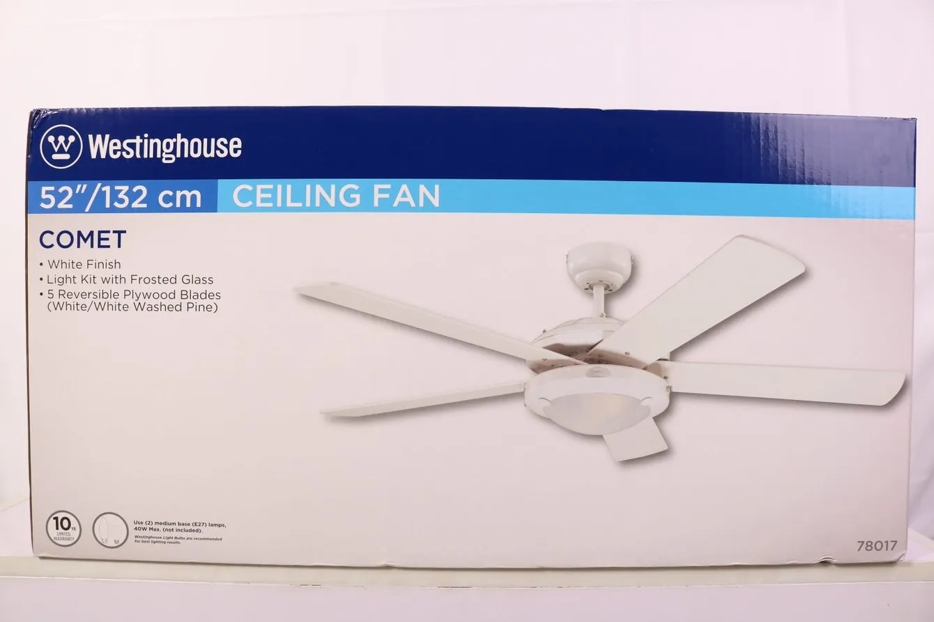 Westinghouse Comet Ceiling Fan Replacement Glass Shelly Lighting