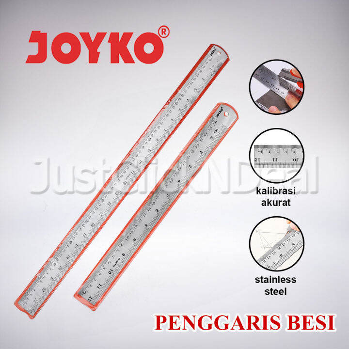 JOYKO Penggaris Besi Mistar Stainless Steel Ruler Lazada Indonesia