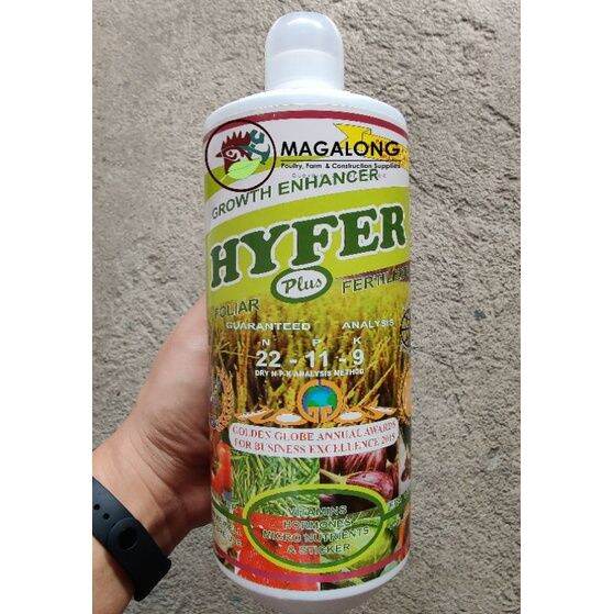 HYFER PLUS FOLIAR FERTILIZER GROWTH ENHANCER BLOOM BOOSTER 1