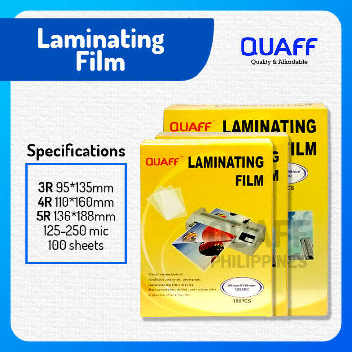 R R R Size Quaff Laminating Film Micron And Micron Hot