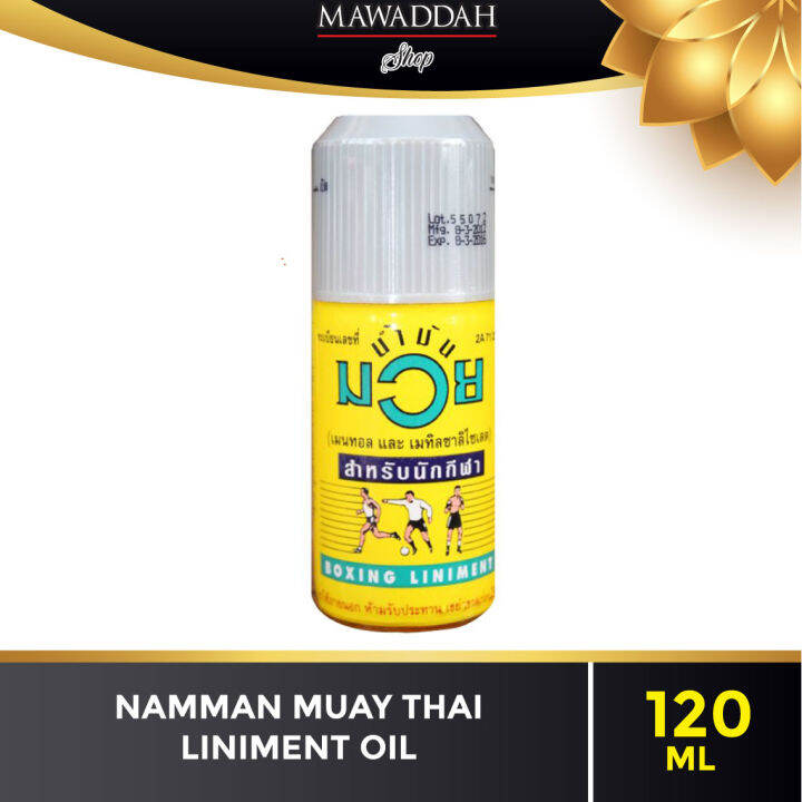 Namman Muay Thai Liniment Oil Ml Lazada