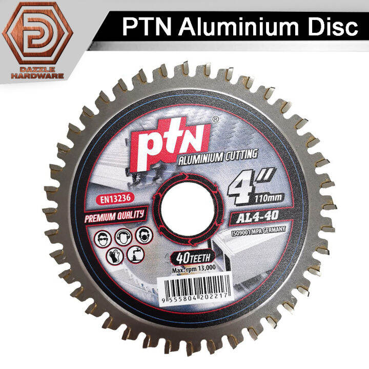 Ptn Aluminium Cutting Disc Mata Potong Aluminium Inch Mata Bergigi