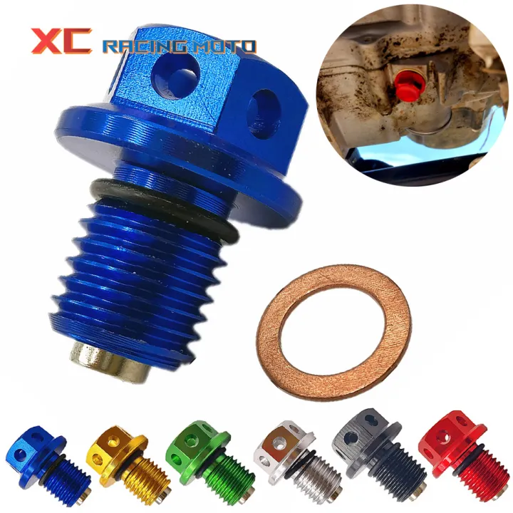 M Xp Magnetic Oil Drain Plug Bolt Screw For Yamaha Wr R Wr X