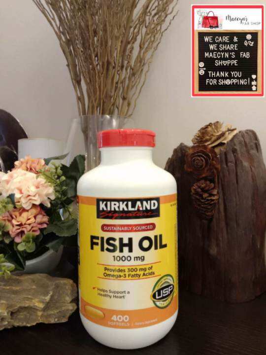 Kirkland Fish Oil Mg Softgel Lazada Ph