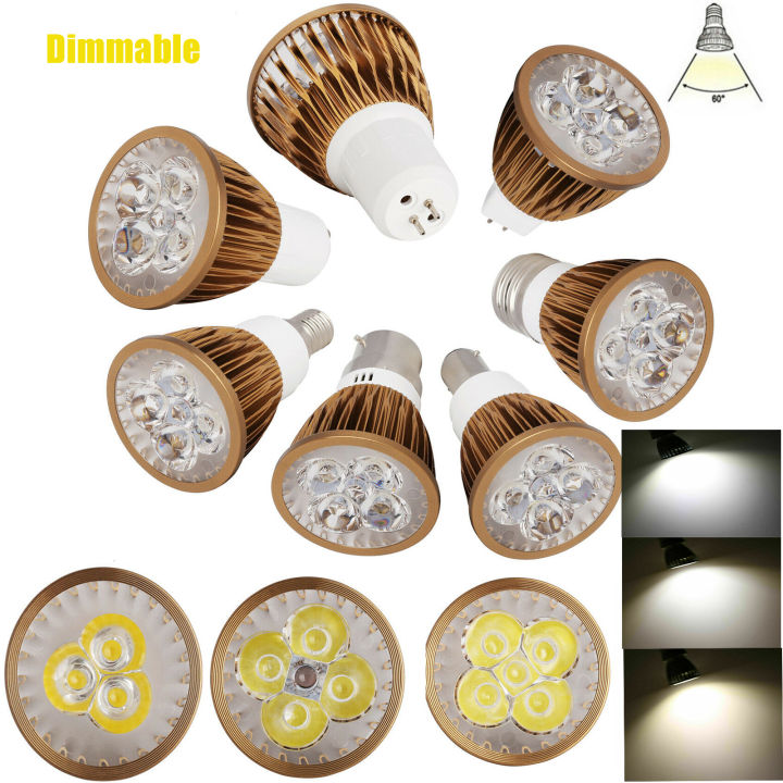 Ranpo Dimmable LED Spotlight หลอดไฟ GU10 MR16 E27 E14 GU5 3 B22 B15