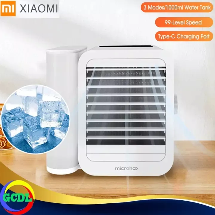 Xiaomi Microhoo 3 In 1 Mini Air Conditioner Fan Touch Screen Portable