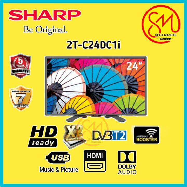 Sharp T C Dc I Led Tv Inch Digital Dvb T Hd Usb Hdmi Lazada