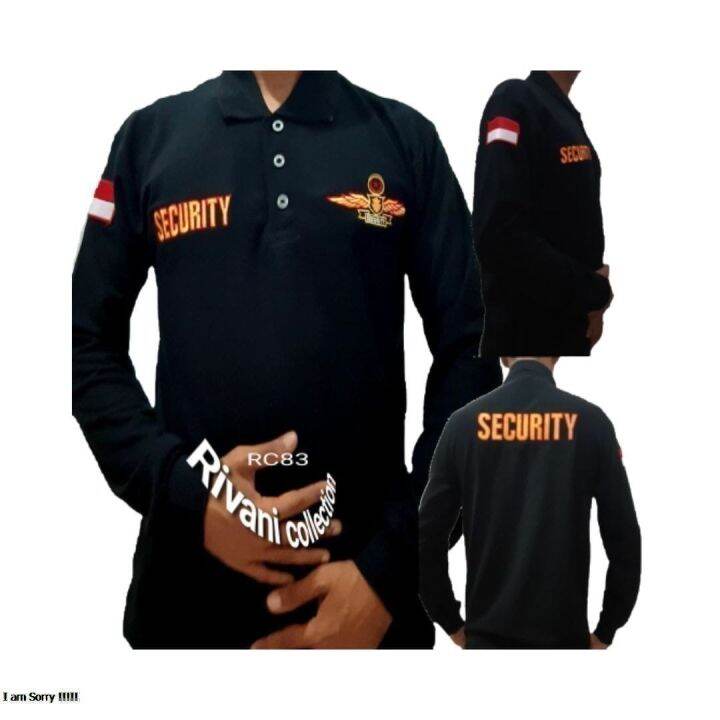 Kaos Security Baju Security Baju Satpam Kaos Satpam Lazada Indonesia