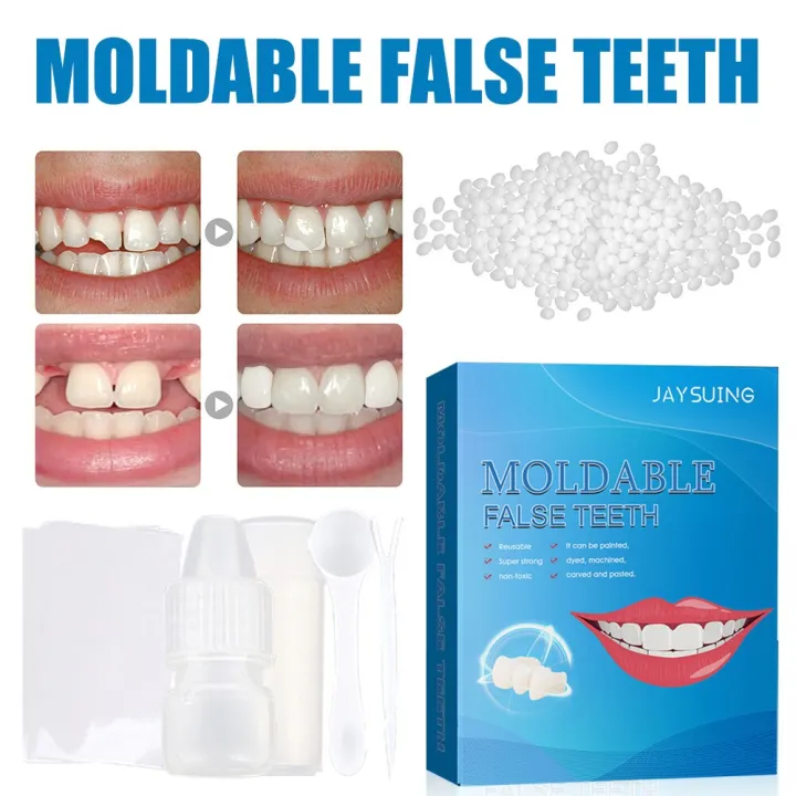 Temporary Teeth Repair Kit False Teeth That Fit Solid Glue Denture For