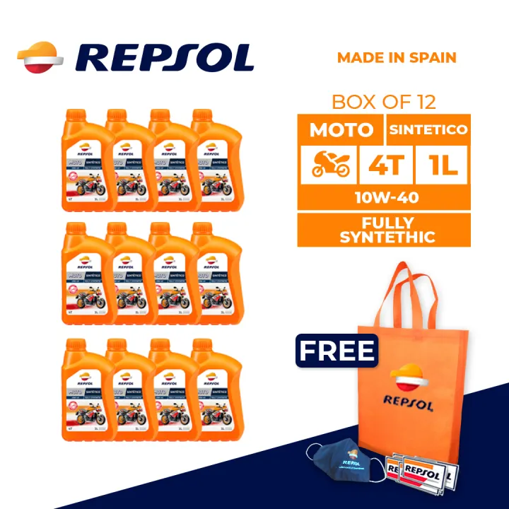 Repsol Moto Sintetico W Fully Synthetic Motorcycle Engine Oil L