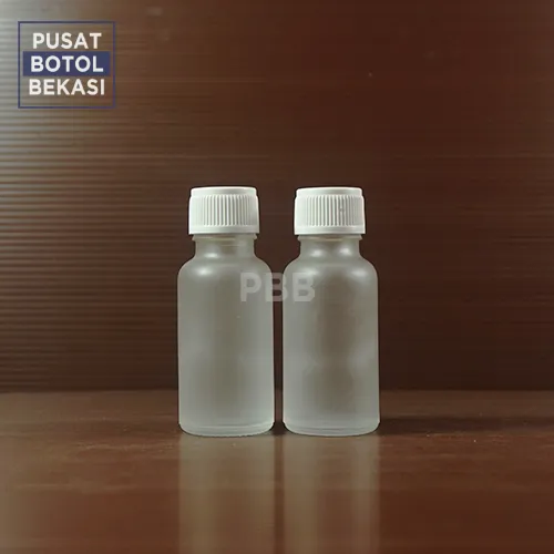 Botol Kaca Ml Tebal Frosted Tutup Ulir Putih Lazada Indonesia