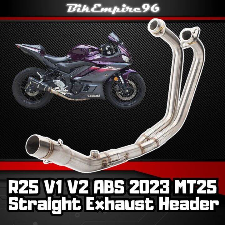 Yamaha R V V Abs Mt Full System Exhaust Header Straight