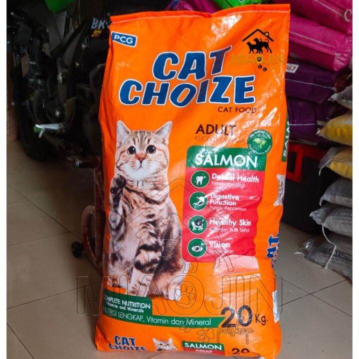 Cat Choize Adult Salmon 20kg Makanan Kucing Food Lazada Indonesia