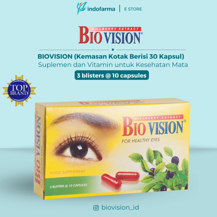 Biovision Strip Caps Vitamin Kesehatan Mata Biovision Lazada Indonesia