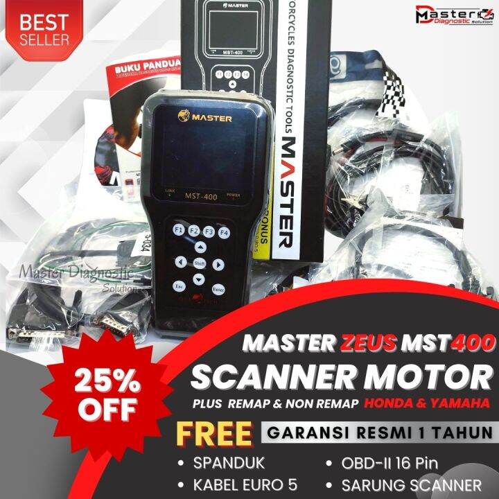 Scanner Motor Injeksi Universal Master Zeus Mst P Scaner Honda Dan