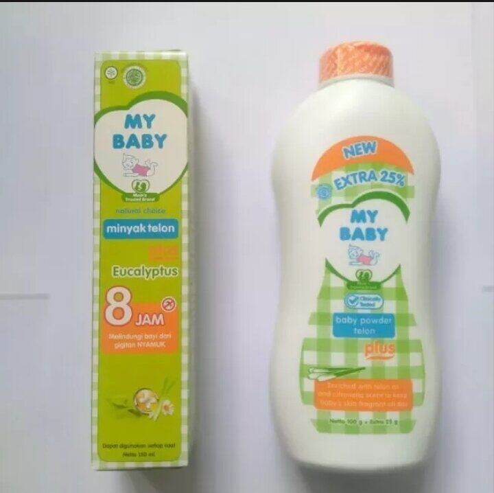 Telon Murah My Baby 150 ML Paket My Baby Powder 125 Gram My Baby