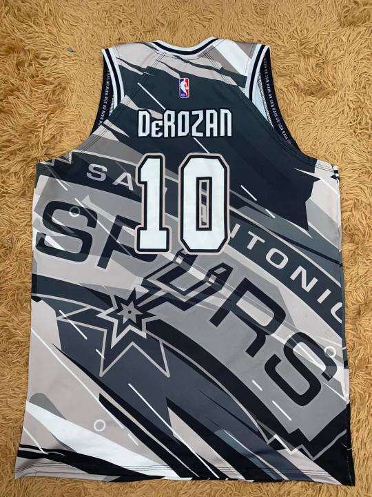 Derozan Spurs 01 Jersey Basketball Free Customize Of Name And Number