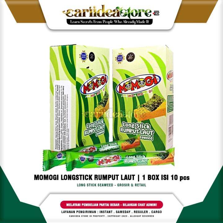 Momogi Long Stick Rumput Laut 1 Box Isi 10 Pcs Lazada Indonesia