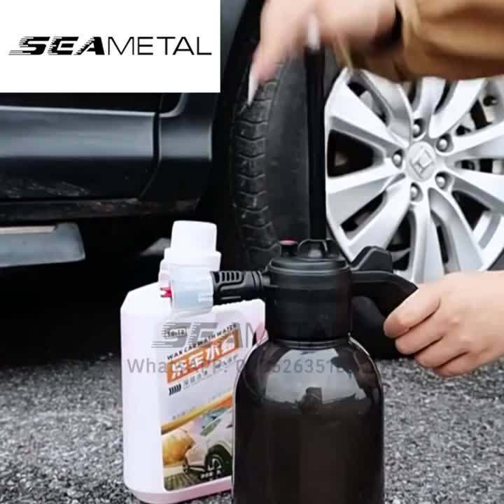 SEAMETAL 2L Hand Pump Foam Sprayer With 2 Types Of Nozzle Hand