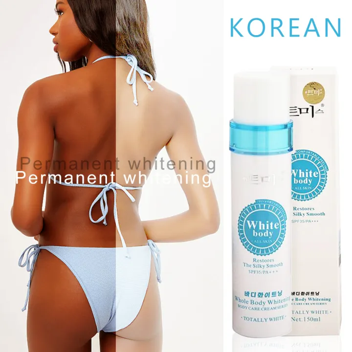 Korean Original Body Permanent Whitening Cream Plus Moisturizing Lotion