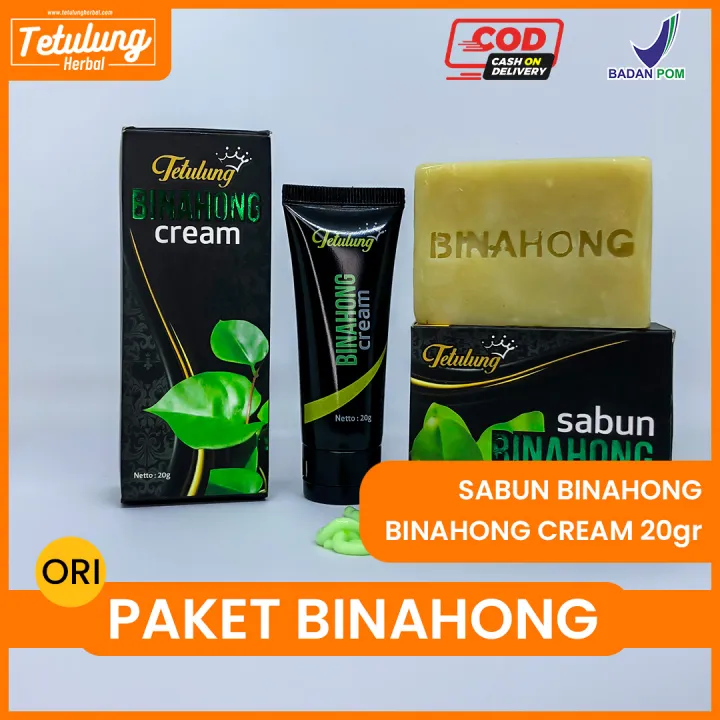 Paket Obat Gatal Menahun Salep Binahong Cream Gr Dan Sabun Binahong