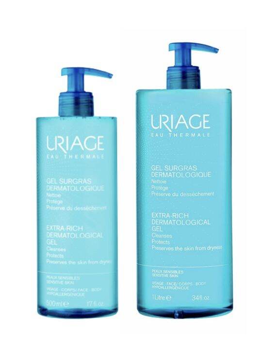 Uriage Extra Rich Dermatological Cleansing Gel Ml Litre