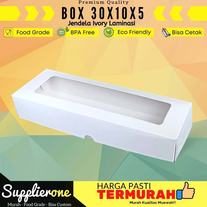 Dus Brownies 30x10x5 Jendela 25 Pcs Box Brownies Dus Donat Box