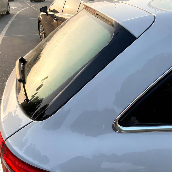 Car Rear Window Side Spoiler Wing For Audi A4 B8 Allroad Avant 2009