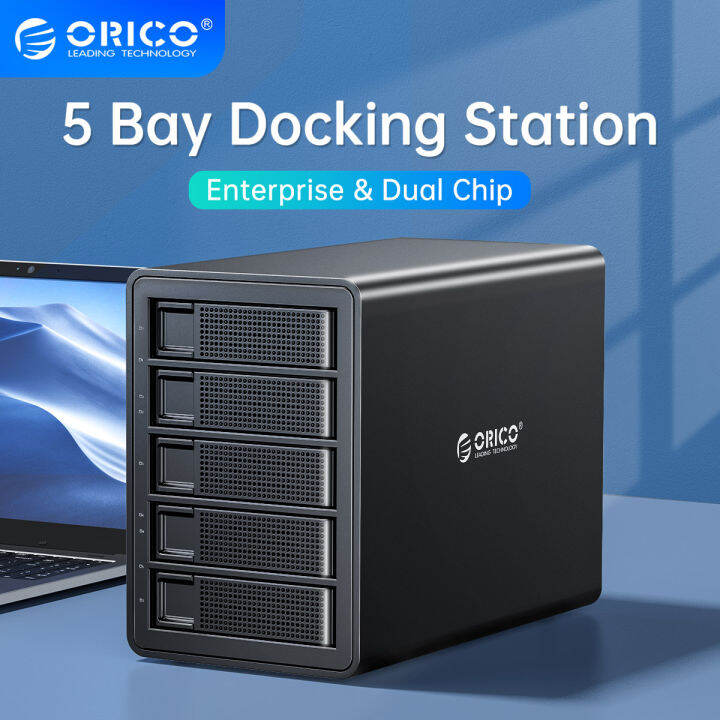 ORICO 35 Series 5 Bay HDD Docking Station 80TB With Dual Chip 150W