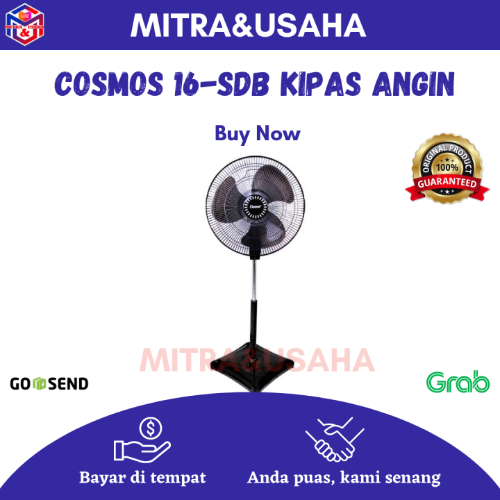 Kipas Angin Berdiri Stand Fan Cosmos 16 SDB 16 Inch Lazada Indonesia