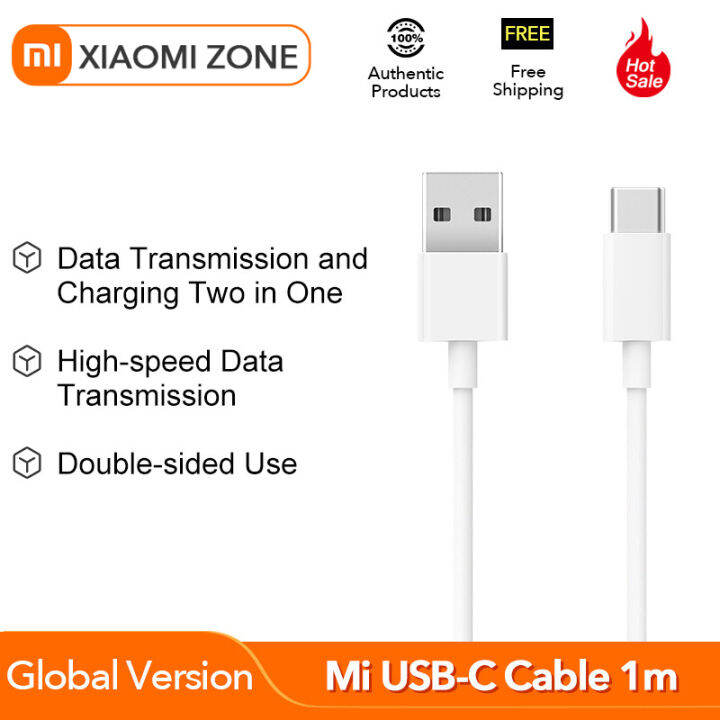 New Arrival Original Xiaomi Micro USB C Cable 1m Cable Global Version