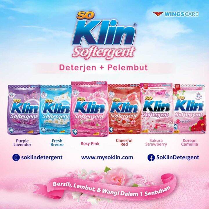 SOKLIN Deterjen Bubuk 770GR Lazada Indonesia