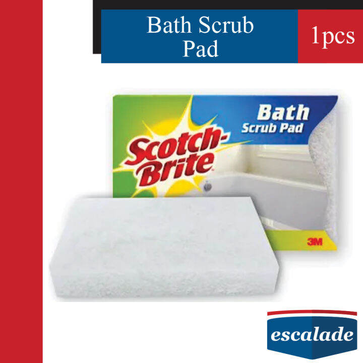 3M Scotch Brite 6623 Bath Scrub Pad Ceramic Tile Glass Door Fiberglass