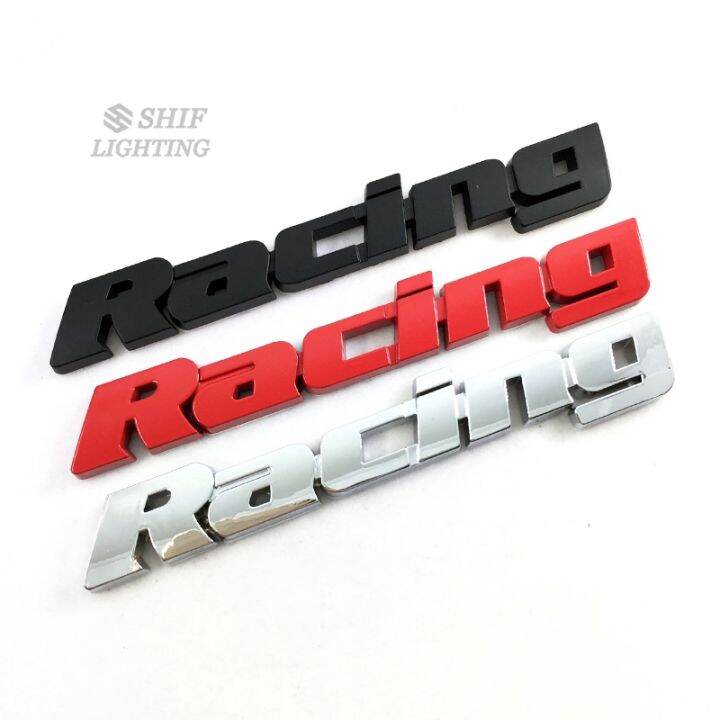 Zr X Metal Racing Letter Logo Car Auto Decorative Rear Side Fender