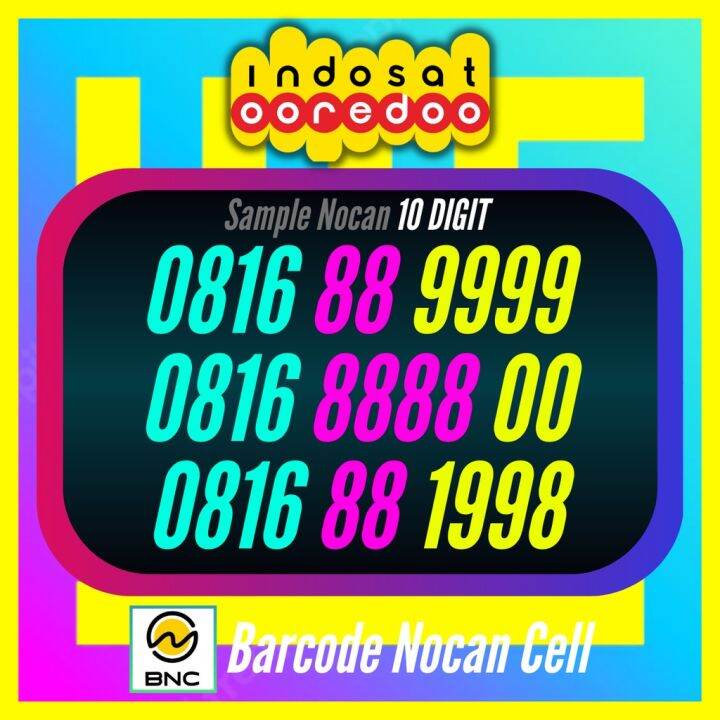 Nomor Cantik Indosat Digit Kartu Perdana Im Kuartet Panca Bnc