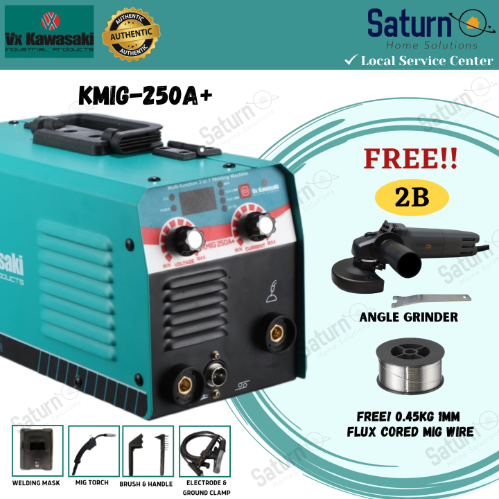 VX KAWASAKI INVERTER MIG WELDING AND MMA WELDING MACHINE KMIG 250A