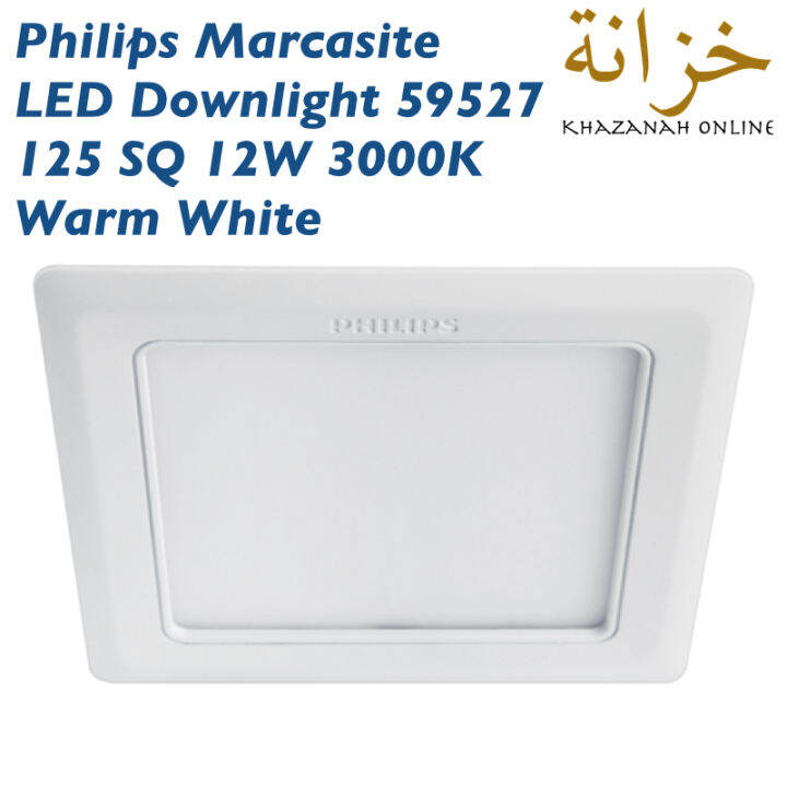 Philips Marcasite Led Square Downlight W K Warm White