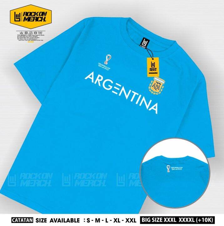 Kaos Dewasa Piala Dunia Qatar Argentina Lionel Messi Fifa World