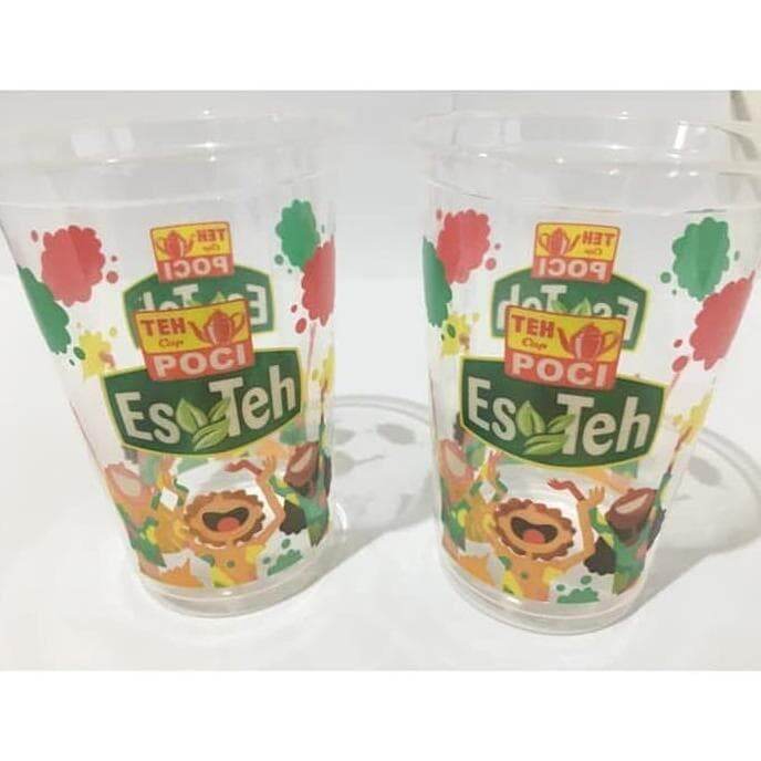 Sale Promo Gelas Teh Poci Oz Slop Cup Plastik Besar Oz Original