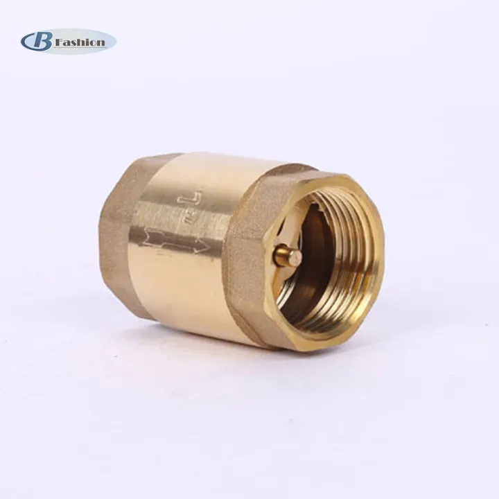 B F Brass In Line Spring Check Valve Thread One Way Check Valve For