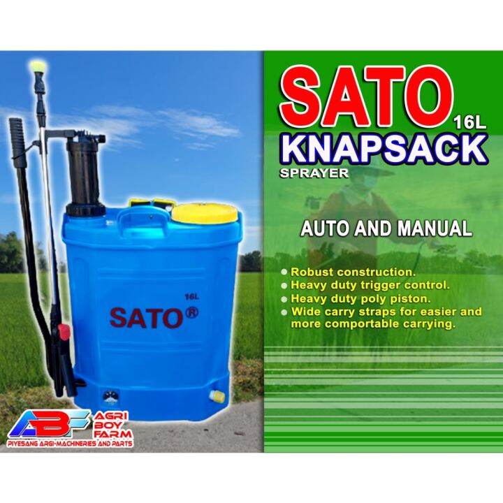 SATO 2in1 POWER SPRAYER 16 LITERS Lazada PH