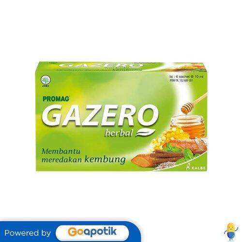 Promag Gazero Herbal 10 Ml Box 6 Sachet Lazada Indonesia