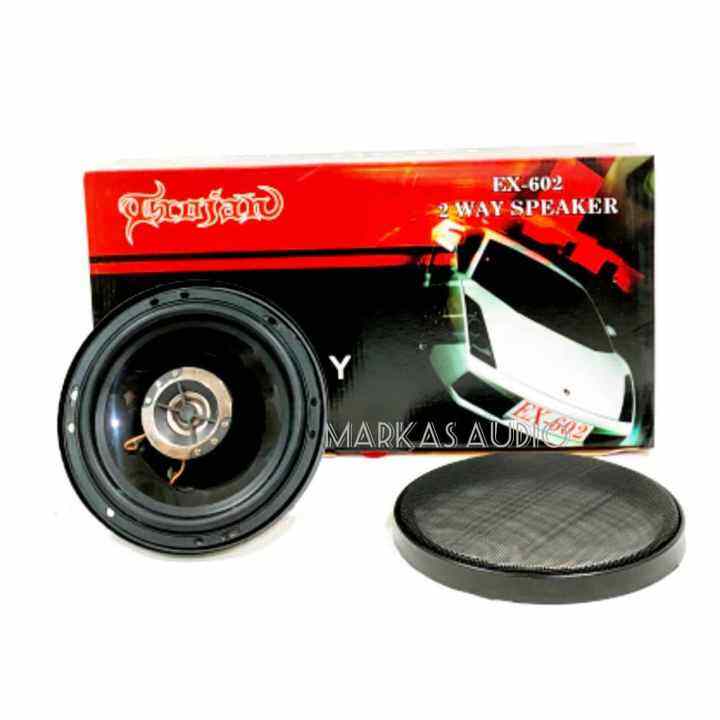 Speaker Pintu Mobil 6 Inch Coaxial 120 Watt Embassy EX 602 Lazada