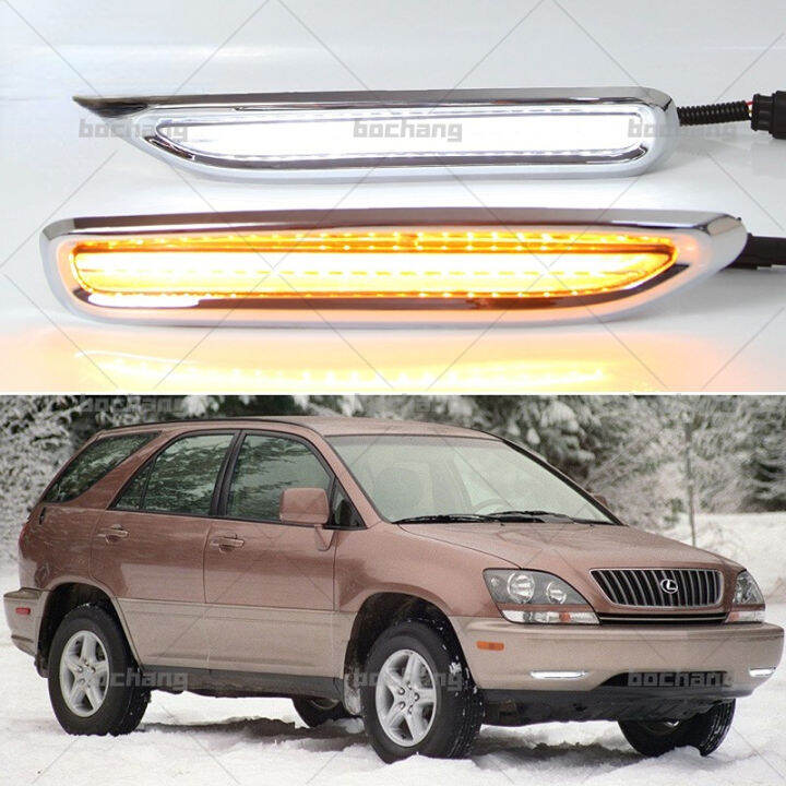 For Toyota Harrier Daylight Led Daytime Running Light Drl