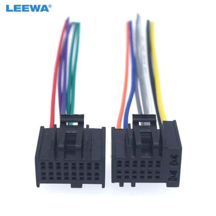 Leewa Car Stereo Iso Audio Installation Wiring Harness Adapter For