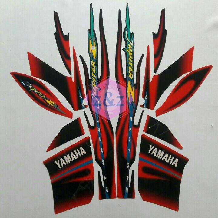 STRIPING STIKER LIS LES BODY MOTOR YAMAHA JUPITER Z CW 2004 2005