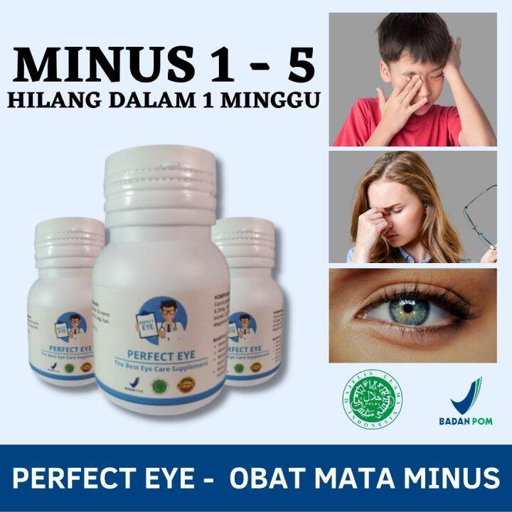 PERFECT EYE OBAT MATA MINUS HERBAL ISI KAPSUL Obat Penurun Mata