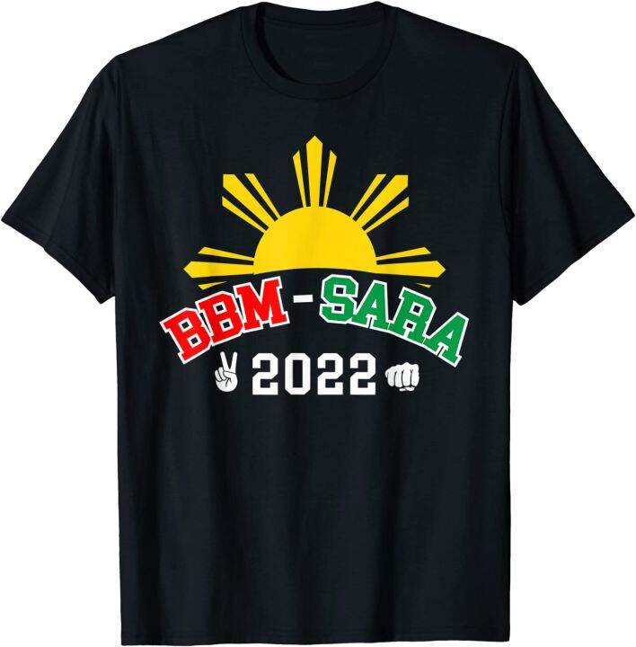 BBM Sara 2022 President Red Bongbong Marcos Duterte Inday T Shirt For