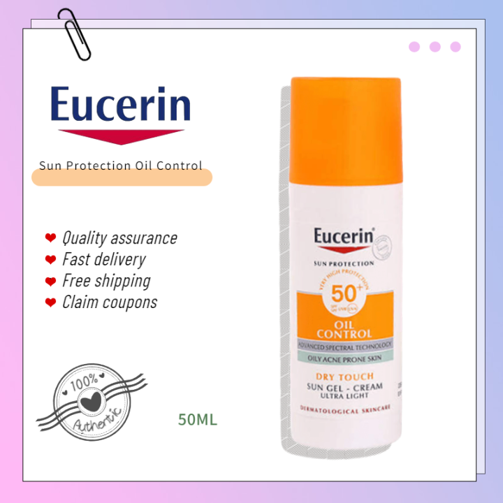 100 แท Eucerin Sun Protection Oil Control Dry Touch Face Sun Gel